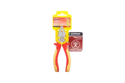 Пассатижи диэлектрические до 1000 В Кратон Dielectric Cr-V 150 мм 2 12 11 001 купить в Ханты-Мансийске