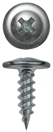 Саморезы ЗУБР с прессшайбой по листовому металлу до 0,9мм, PH2, 4,2х19мм, ТФ7, 60шт 4-300197-42-019 купить в Ханты-Мансийске