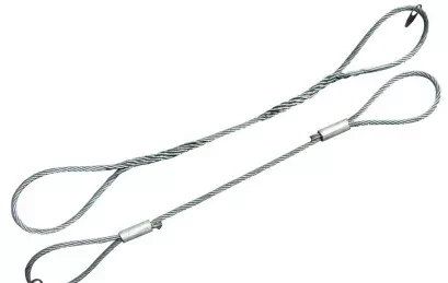 Строп канатный петлевой СКП 14 т  L=2 м опрессовка купить в Ханты-Мансийске