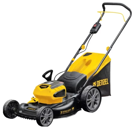 Газонокосилка аккумуляторная бесщеточная RLM450-36, Li-ion, 36 В, 4 Ач, 450 мм, травосборник 40 л Denzel 58910 купить в Ханты-Мансийске