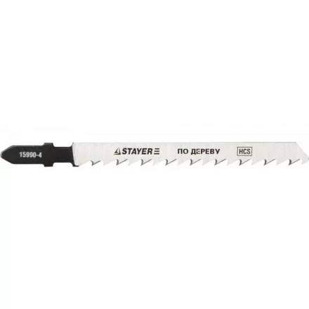 Полотна STAYER "PROFI", T101D, для эл/лобзика, HCS, по дереву, ДСП, ДВП, EU-хвост., шаг 4мм, 75мм, 2шт 15990-4_z01 купить в Ханты-Мансийске