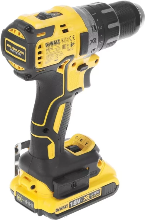 Дрель-шуруповерт аккумуляторная DeWalt DCD 791 D2 купить в Ханты-Мансийске