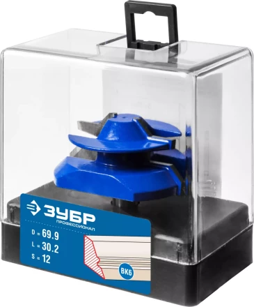 ЗУБР 69.9 x 30 мм, фреза кромочная для углового сращивания, Профессионал (28724-69.9) купить в Ханты-Мансийске