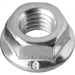 Гайка ЗУБР "МАСТЕР" DIN 6923 с фланцем, класс прочности 8, оцинкованная, M6, 5кг 303630-06
