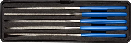 Набор ЗУБР "ЭКСПЕРТ" Надфили с алмазным напылением в пластиковом боксе, P 140, 140х75мм, 5 предметов 33388-140-H5 купить в Ханты-Мансийске