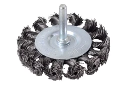 Щётка для дрели Вихрь плоская, крученая, 75 мм 73/1/3/47