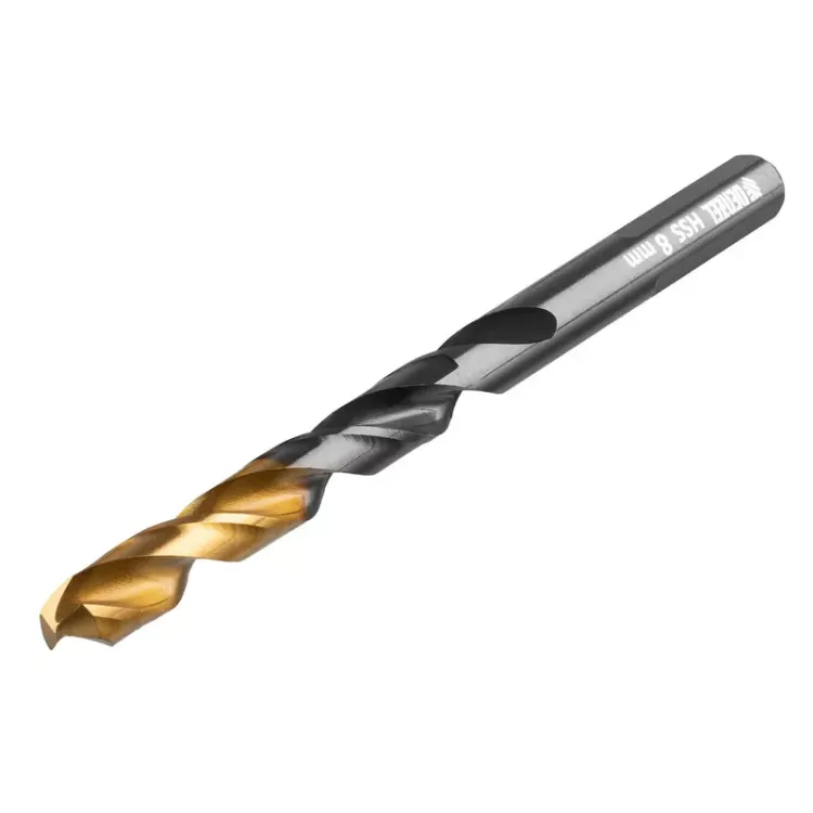 Сверло по металлу, 8 мм, HSS-Tin, Golden Tip, 8 шт. Denzel 717219 купить в Ханты-Мансийске