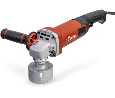 УШМ ESPIRA AGI-125-13E (125 мм 220-240В, 50/60 Гц, мощность 1300 Вт, 4000-11000 об/мин, 2.5 кг), 400752 купить в Ханты-Мансийске