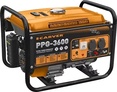 Генератор бензиновый CARVER PPG- 3600 LT-168F-1 купить в Ханты-Мансийске