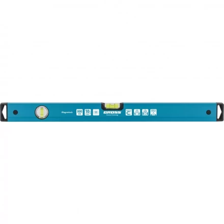 Уровень алюминиевый 800 мм магнит 2 глазка Magnetisch Gross 33712 купить в Ханты-Мансийске