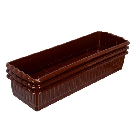 Поддон для рассады 470х166х82 мм, пластиковый, 3 шт, под 12 горшочков 250 мл. Palisad 643443 купить в Ханты-Мансийске