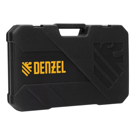 Набор инструментов Denzel 15803, 1/2&quot;, 1/4&quot;, CrV, S2, пластиковый кейс, 100 предметов купить в Ханты-Мансийске