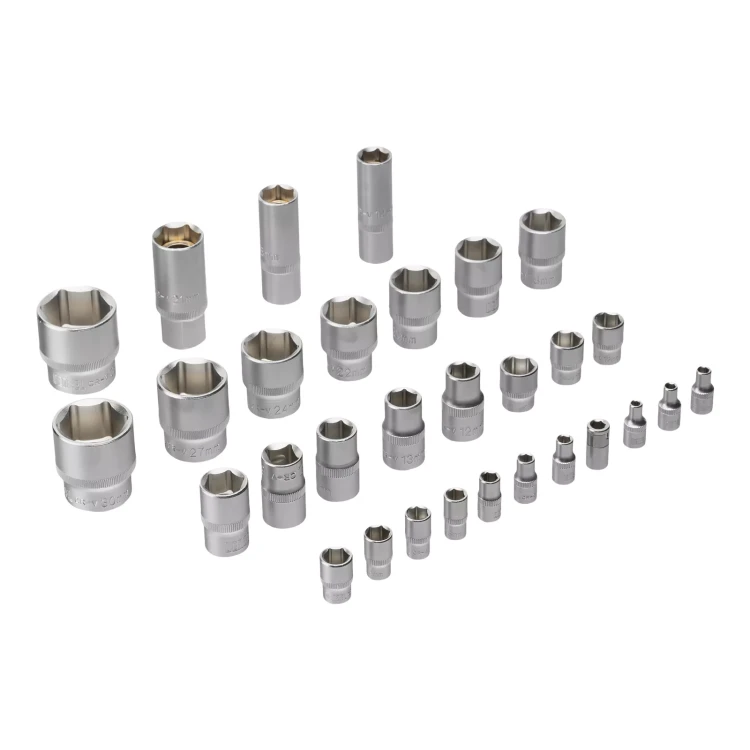 Набор инструментов Denzel 15803, 1/2", 1/4", CrV, S2, пластиковый кейс, 100 предметов купить в Ханты-Мансийске
