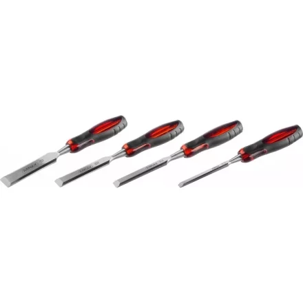 Набор MIRAX: Стамески с двухкомпонентной прозрачной рукояткой в блистере, 4шт 1810-H4 купить в Ханты-Мансийске