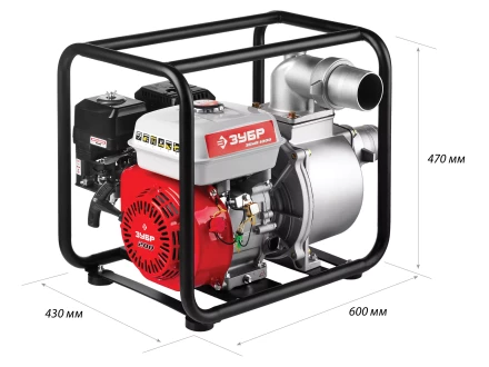 Мотопомпа бензиновая ЗБМП-1000 серия МАСТЕР купить в Ханты-Мансийске