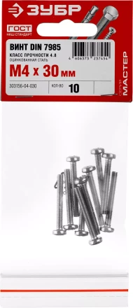 Винты DIN 7985 пакет серия МАСТЕР купить в Ханты-Мансийске