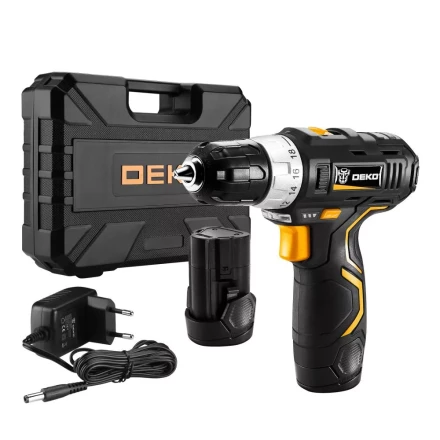 Дрель аккумуляторная в наборе DEKO GCD12DU3 SET4, 063-4140 купить в Ханты-Мансийске