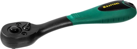 Трещотка для торцовых головок KRAFTOOL &quot;EXPERT&quot;, Сr-V сталь, 72 зубца, пластиковое покрытие, 1/4&quot; 27796-1/4_z02 купить в Ханты-Мансийске