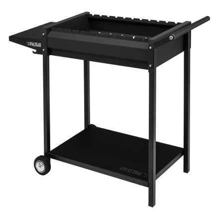 Мангал сварной на колесах, 662 х 390 х 152/805 мм, сталь 2 мм, кочерга в комплекте, Camping Palisad 69669 купить в Ханты-Мансийске