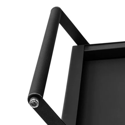 Мангал сварной на колесах, 662 х 390 х 152/805 мм, сталь 2 мм, кочерга в комплекте, Camping Palisad 69669 купить в Ханты-Мансийске