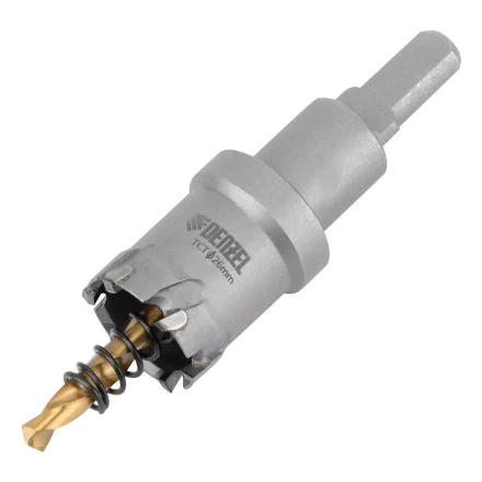 Коронка по металлу твердосплавная, 26 мм Denzel 724006 купить в Ханты-Мансийске