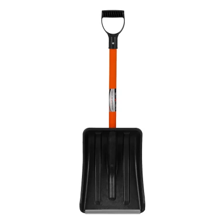 Лопата для уборки снега полипропиленовая Stels, 275х365х790 мм, стальной черенок, Россия, 61654 купить в Ханты-Мансийске