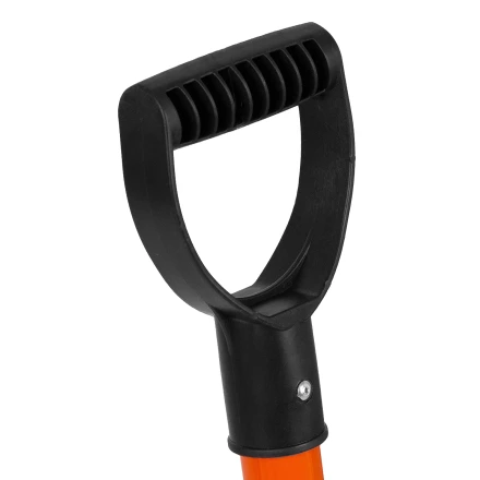 Лопата для уборки снега полипропиленовая Stels, 275х365х790 мм, стальной черенок, Россия, 61654 купить в Ханты-Мансийске