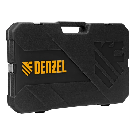 Набор инструментов Denzel 15804, 1/2&quot;, 1/4&quot;, CrV, S2, пластиковый кейс, 122 предмета купить в Ханты-Мансийске