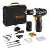 Дрель аккумуляторная в наборе DEKO GCD12DU3 SET5, 063-4147 купить в Ханты-Мансийске