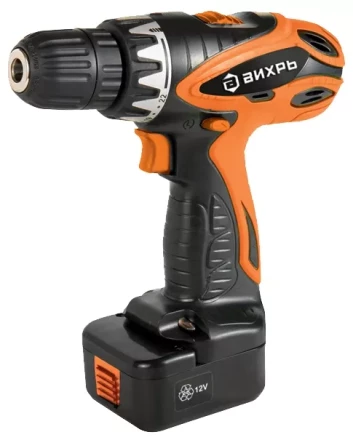 Дрель-шуруповерт аккумуляторная ВИХРЬ ДА-12-1 купить в Ханты-Мансийске