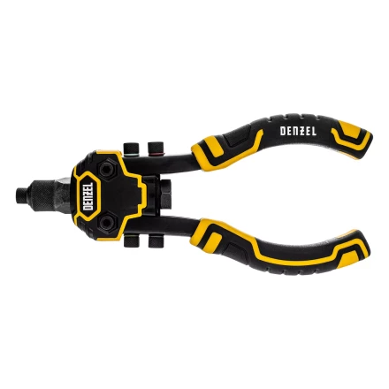 Заклепочник двуручный, заклепки 2,4-3,2-4,0-4,8-6,4 мм Denzel 40500 купить в Ханты-Мансийске