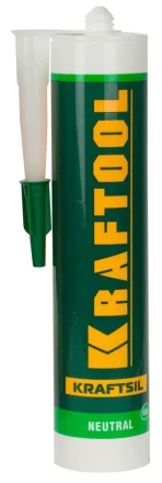 Герметик силиконовый KRAFTOOL прозрачный, нейтральный, 300мл 41257-2 купить в Ханты-Мансийске