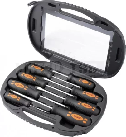 Набор отверток в пластмассовом боксе 8 штук СrV SPARTA 133566 купить в Ханты-Мансийске