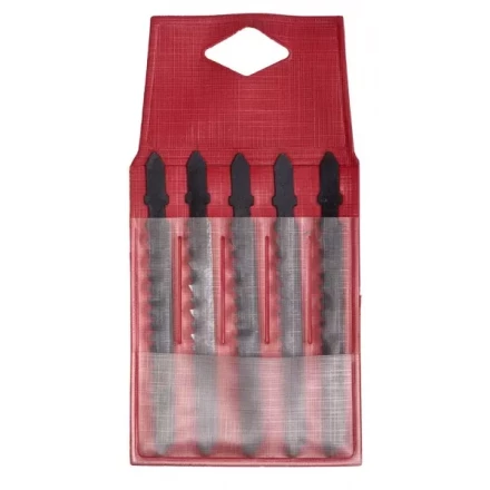 Набор ЗУБР &quot;ЭКСПЕРТ&quot;: Полотна по дереву для эл/лобз, EU-хвостовик, 5шт 1595-S5 купить в Ханты-Мансийске