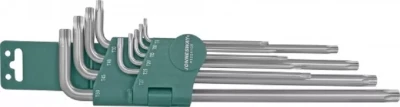 Набор ключей угловых Torx EXTRA LONG T9-Т50 10предметов Jonnesway H12S110S 48067