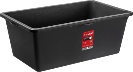 Кювета ЗУБР "ЭКСПЕРТ" строительная пластмассовая, 48x78x29см(ШхДхГ), 90л 06097-90_z03 купить в Ханты-Мансийске