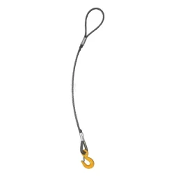 Строп канатный одноветвевой 1СК 2.5 т L=2.5 м с кч din 3.0 т опрессовка