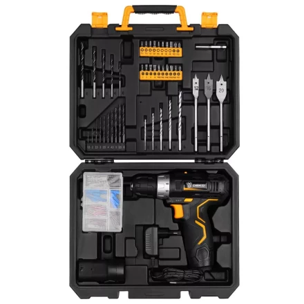 Дрель аккумуляторная в наборе DEKO GCD12DU3 SET5, 063-4148 купить в Ханты-Мансийске