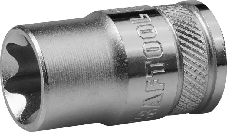 Торцовая головка KRAFTOOL "INDUSTRIE QUALITAT", Cr-V, внешний TORX, хромосатинированная, 1/2", Е 16 27810-16_z01 купить в Ханты-Мансийске