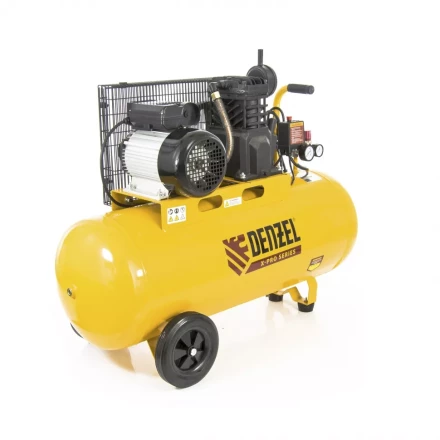 Компрессор масляный поршневой ременной  DENZEL PC 2/100-400 Х-PRO 58074 купить в Ханты-Мансийске