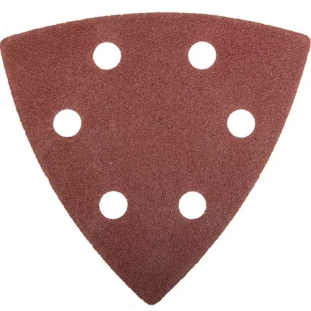 Треугольник шлифовальный ЗУБР "МАСТЕР" универсальный на велкро основе, 6 отверстий, Р100, 93х93х93мм, 5шт 35583-100 купить в Ханты-Мансийске