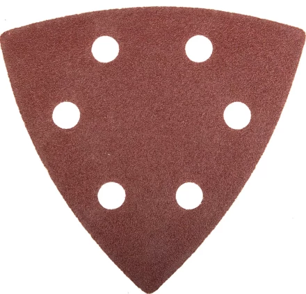 Треугольник шлифовальный ЗУБР "МАСТЕР" универсальный на велкро основе, 6 отверстий, Р100, 93х93х93мм, 5шт 35583-100 купить в Ханты-Мансийске