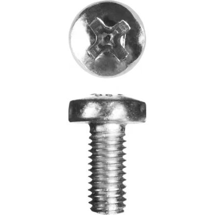 Винт ЗУБР &quot;МАСТЕР&quot; DIN 7985, класс прочности 4.8, оцинкованный, M5x10мм, 5кг 303150-05-010 купить в Ханты-Мансийске