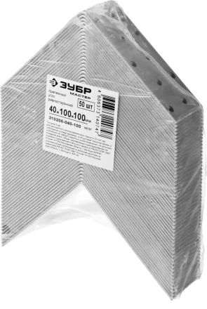 Крепежный угол ЗУБР &quot;МАСТЕР&quot; равносторонний, 40х100х100мм, 50 шт 310205-040-100 купить в Ханты-Мансийске