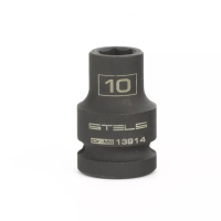 Головка ударная шестигранная 10 мм 1/2" CrMo Stels 13914