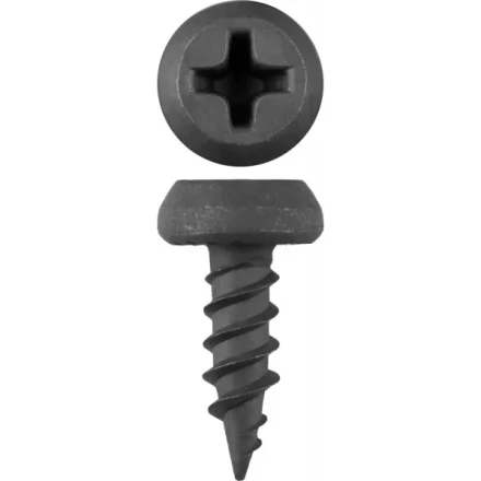 Саморезы ЗУБР &quot;МАСТЕР&quot; фосфатированные, для крепления лист. металла до 0.9 мм, полуцилиндр. головка, 3.5x11мм, 55шт 300116-35-11 купить в Ханты-Мансийске