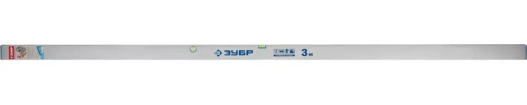 Правило-уровень ЗУБР "ЭКСПЕРТ", с ребром жесткости , 2 глазка, усиленный прямоугольный профиль 1,6мм, 3,0м 10753-3.0 купить в Ханты-Мансийске