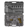 Набор инструментов Denzel 15807, 1/2", 1/4", 3/8", CrV, S2, пластиковый кейс, 216 предметов купить в Ханты-Мансийске