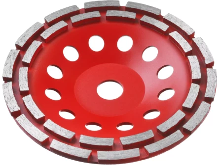 Чашка алмазная шлифовальная по бетону ЗУБР &quot;МАСТЕР&quot; сегментная двухрядная, 180мм 33376-180 купить в Ханты-Мансийске
