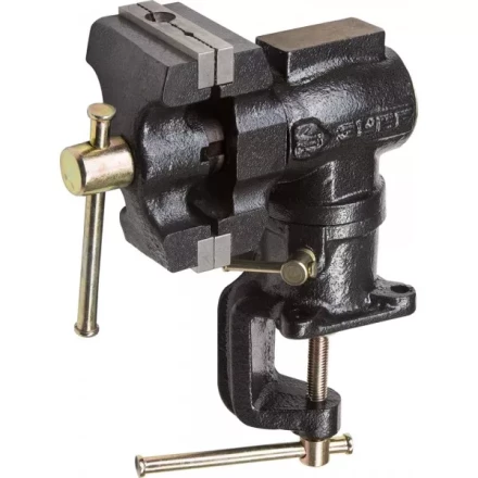 Тиски ЗУБР "МАСТЕР" настольные поворотные в 2-х плоскостях, с 2 зажимами, 63/37мм 32480 купить в Ханты-Мансийске